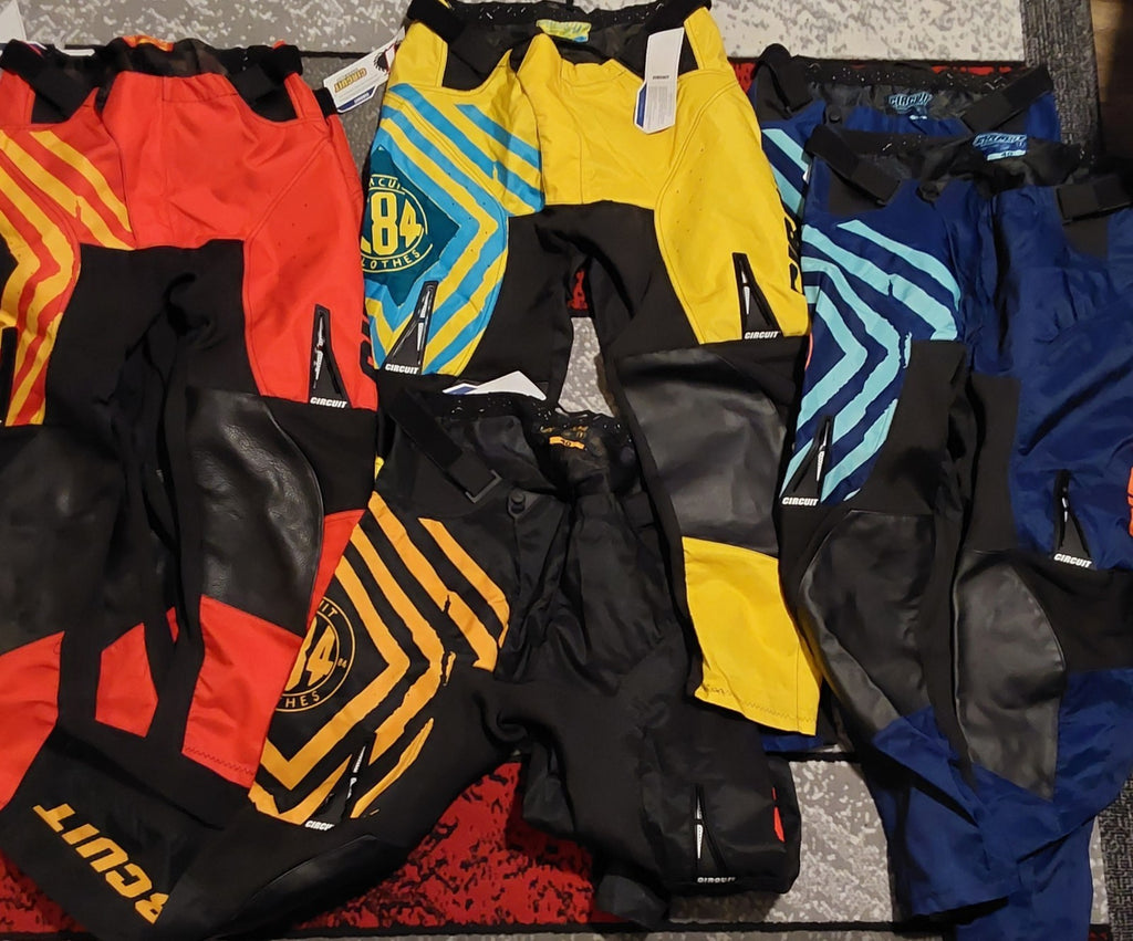 Circuit Equipment Reflex Gear Motorcross Pant Lot Of 8 Various Sizes NWT🔥🔥🔥