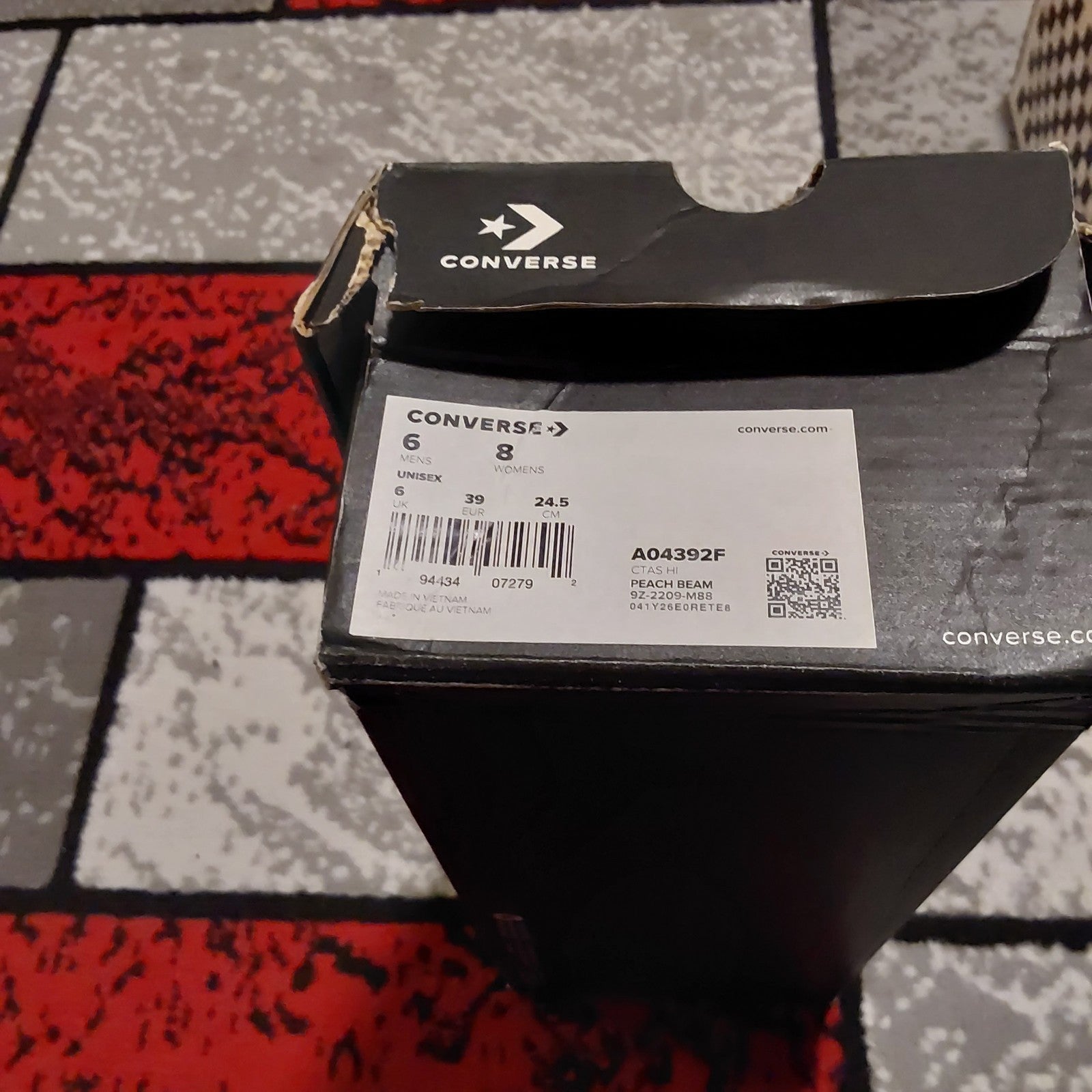  CONVERSE CHUCK TAYLOR  All Star High Peach Beam Size 6 NIB 🔥🔥🔥