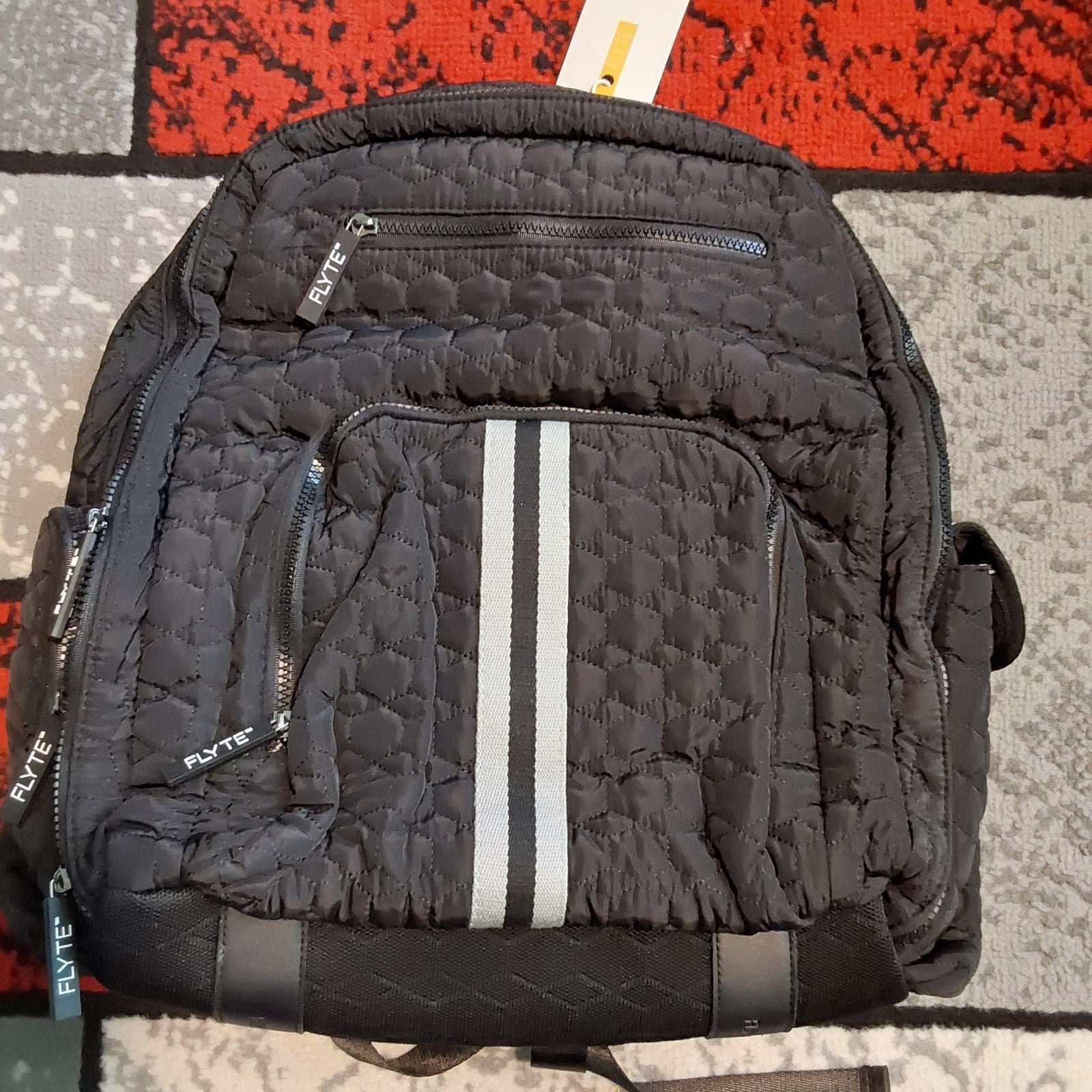 FLYTE Isabella Quilted Backpack Black NWT High Quality 🔥🔥🔥 