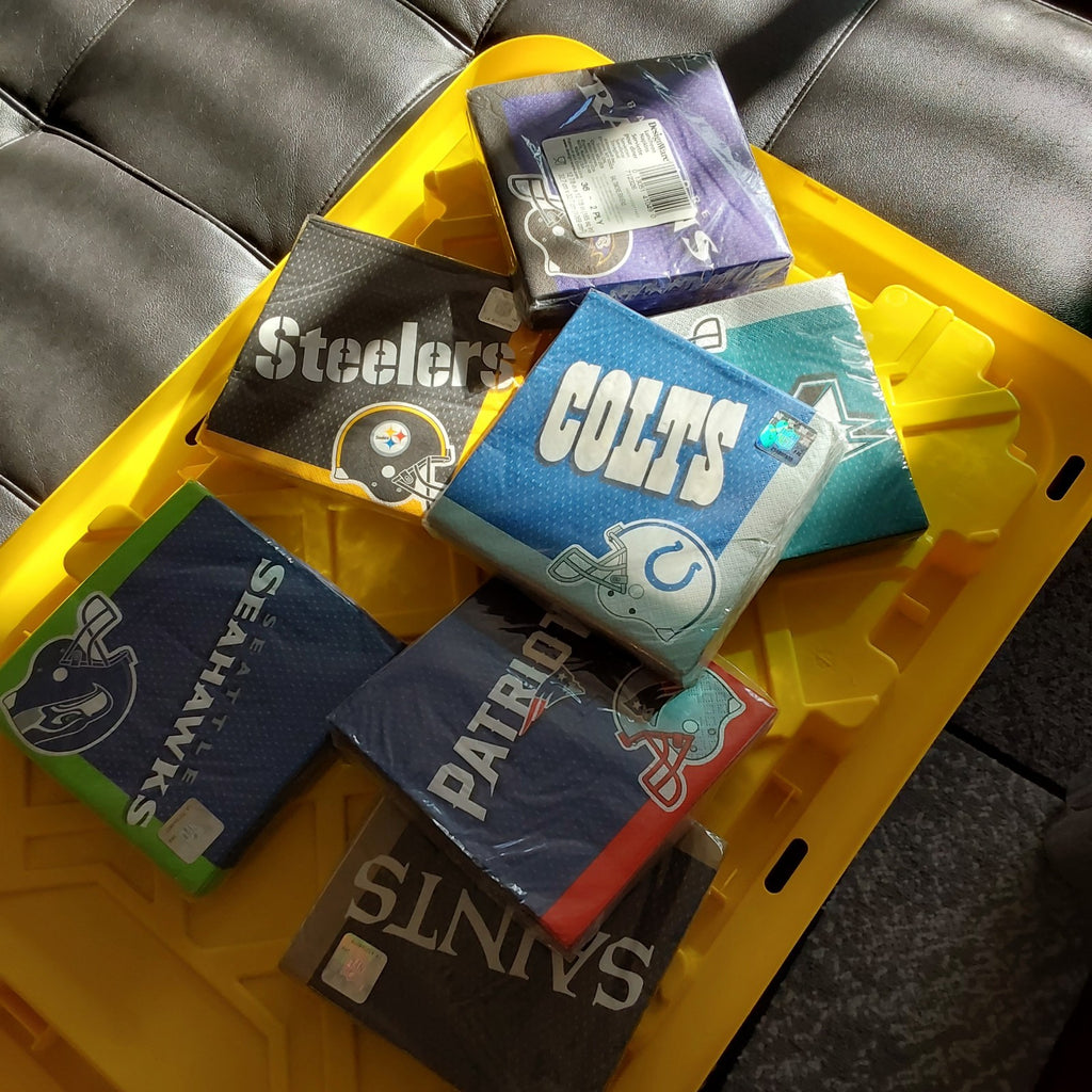 DesignWare 36 2-Ply Napkins × 3 packs  NFL Teams NEW 🔥🔥🔥