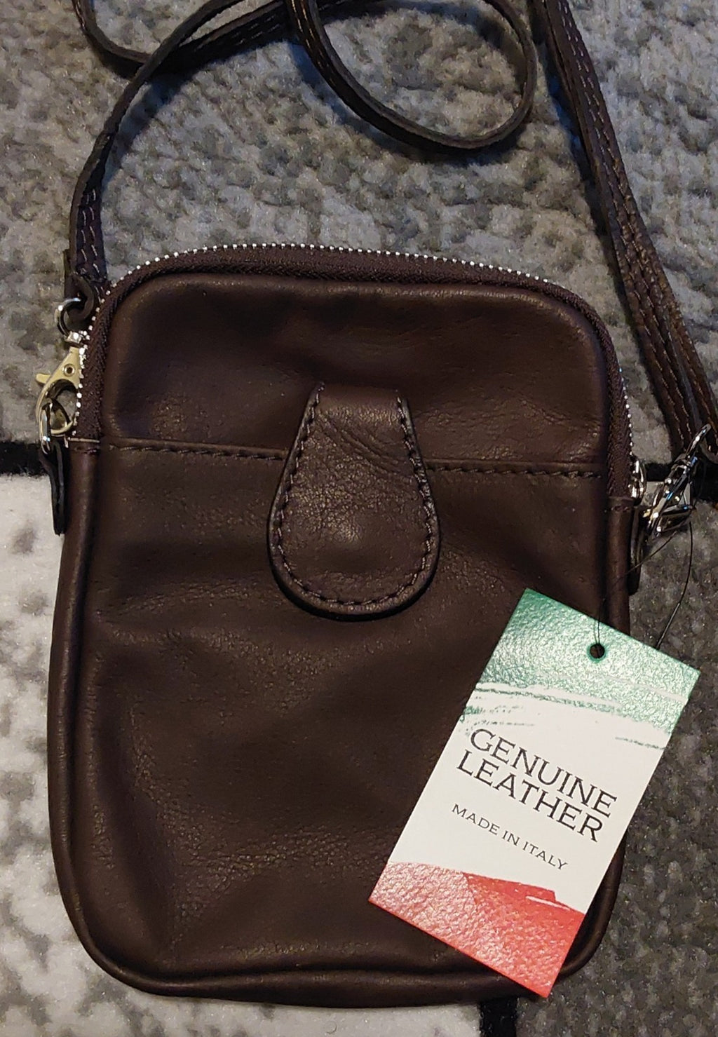 Genuine Leather Purse And Crossbody Bags Lot Of 2 Tan & Chocolate NWT 🔥🔥🔥