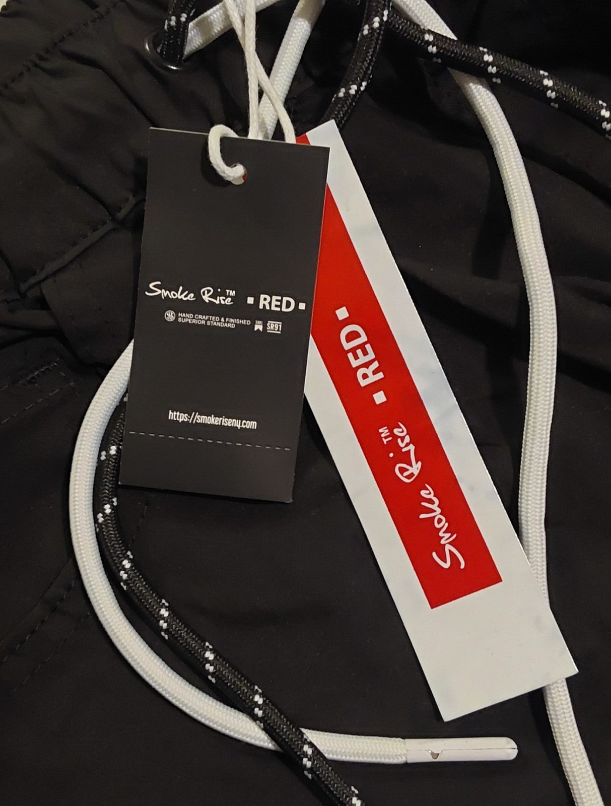 Smoke Rise Red Kai Relaxed Slouch Black Utility Pants Size Medium NWT 🔥🔥🔥