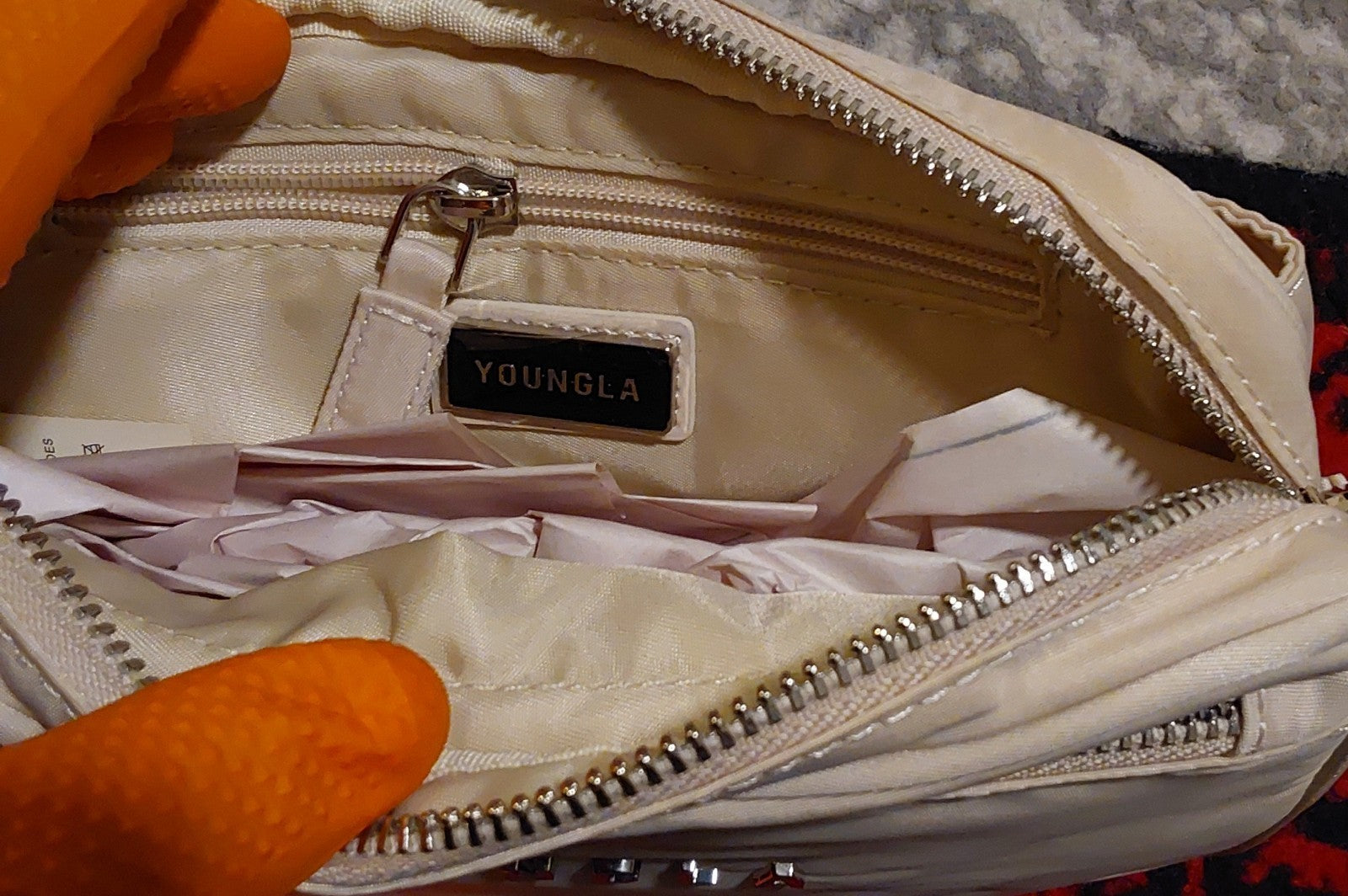 YoungLA Chest Bag Ivory NWT 🔥🔥🔥