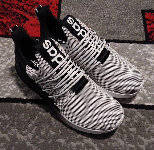 Adidas Lite Racer Adapt 7.0 Trainers Black White M Size 9WD NWOB 🔥🔥🔥