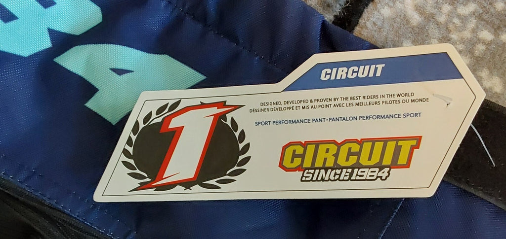 Circuit Equipment Reflex Gear Set Pants Blue Aqua Size 40 NWT🔥🔥🔥