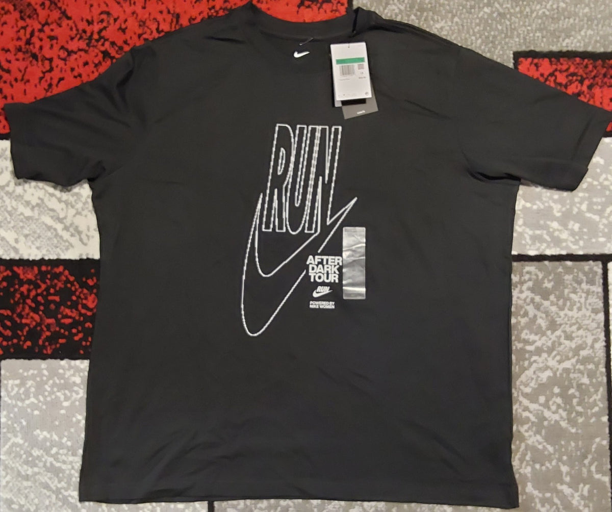 Nike After Dark Tour Shirt Womens XL Dri-FIT Short Sleeve Oversized NWT🔥🔥🔥