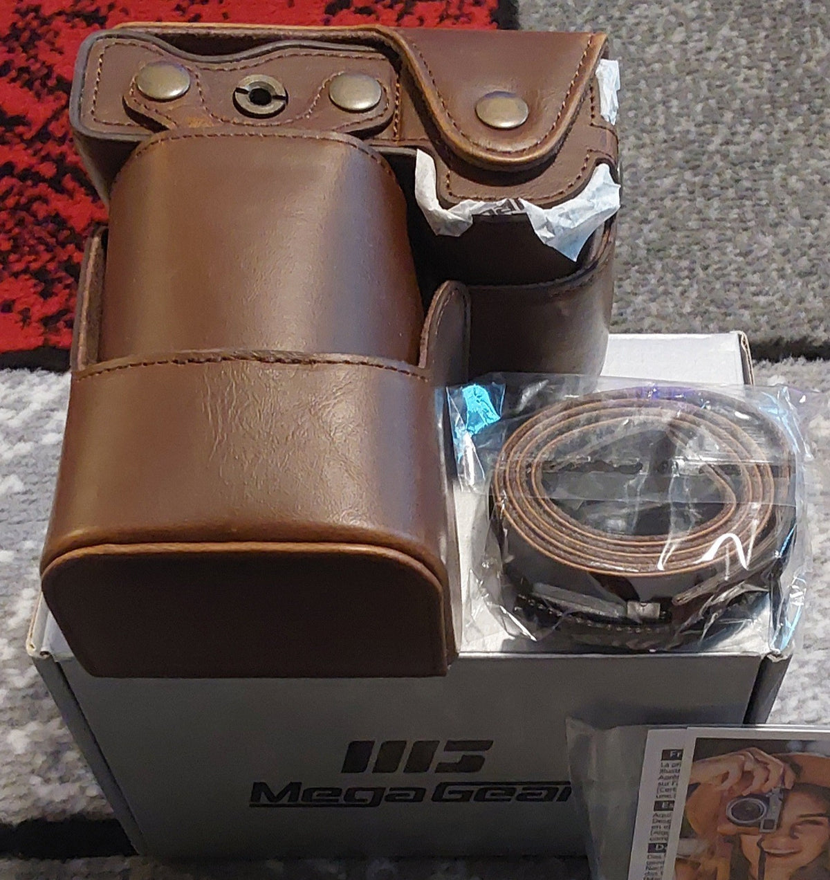 Mega Gear Top Grain Ever Ready Leather Camera Case Brown NWT🔥🔥🔥