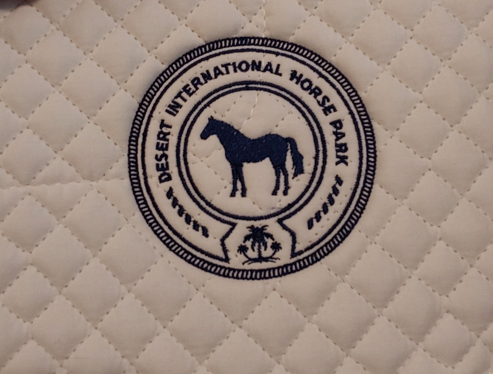 Wilkers Quilted Pony Pad & CB Station Small Canvas Zip Bag W/ Logo Blue 🔥🔥🔥