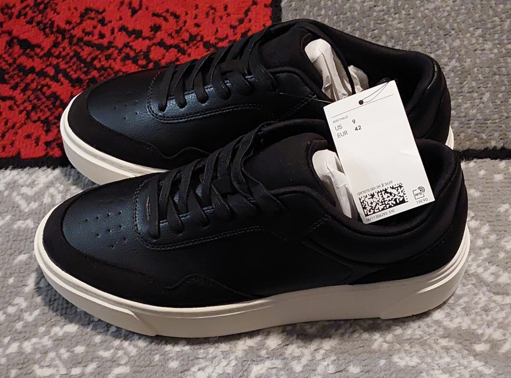 H&M Chunky Casual Men's Sneakers Black White Size 9 NWOB 🔥🔥🔥