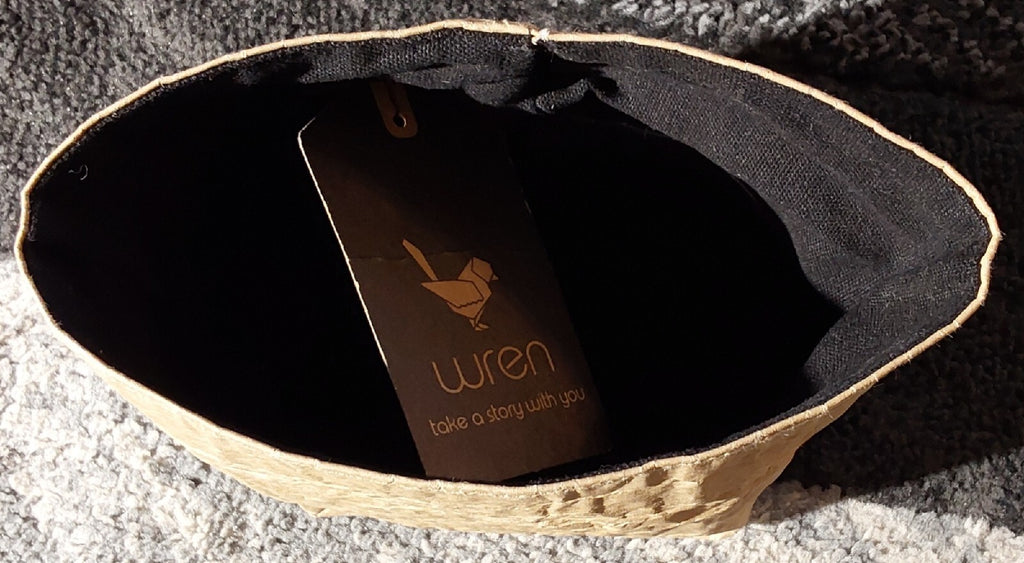 Wren Kraft Paper Lined Multifunction Small Bucket Bag NWT 🔥🔥🔥