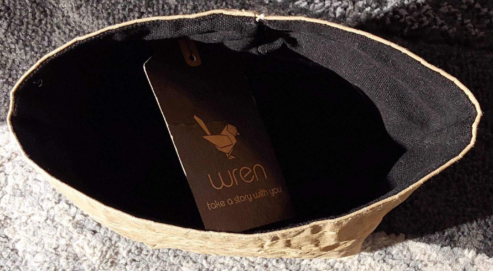 Wren Kraft Paper Lined Multifunction Small Bucket Bag NWT 🔥🔥🔥