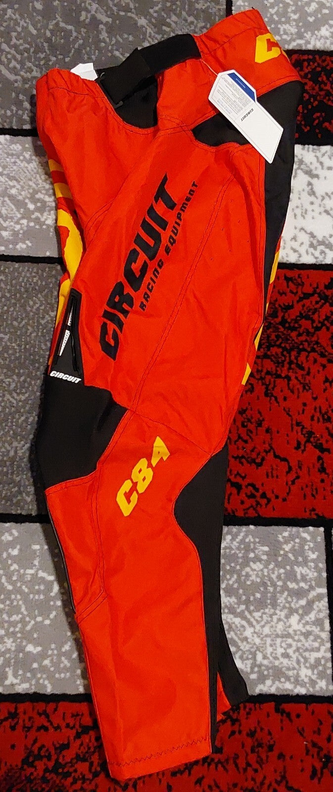 Circuit Equipment Reflex Gear Set Pants Orange Yellow Size 34 NWT🔥🔥🔥