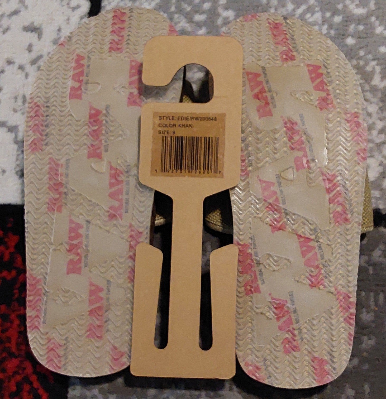 RAW X Rolling Papers Slide Sandals Size 9 NWT 🔥🔥🔥