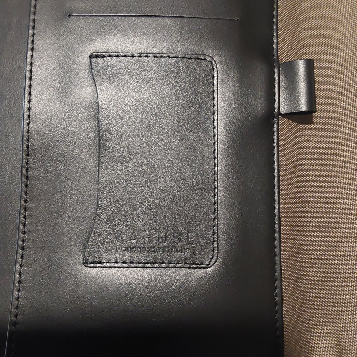 Premium Maruse Italian Leather Portfolio Padfolio Executive Black NIB🔥🔥🔥