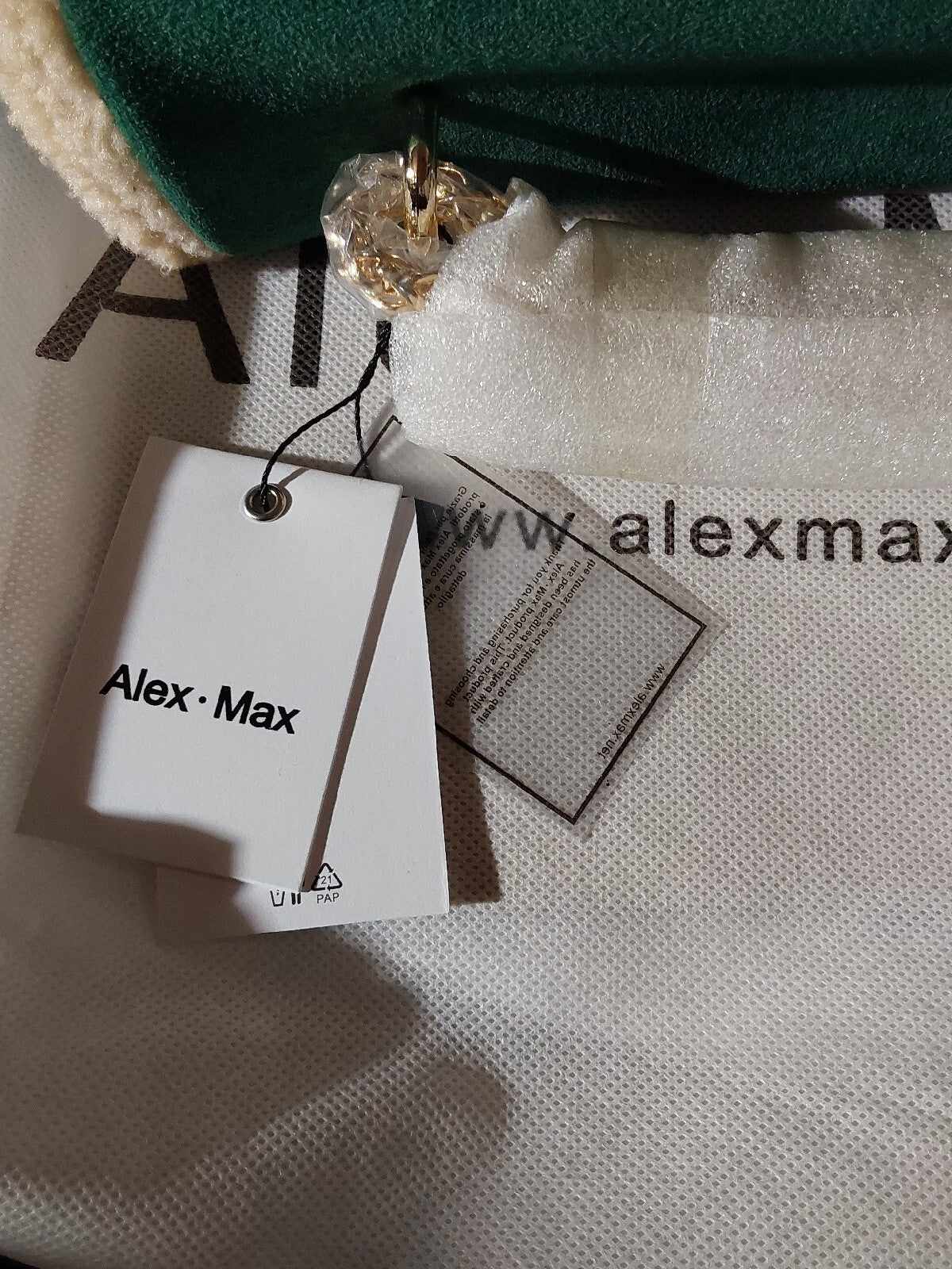 Alex Max Womens Cross Body Bag Purse Pine Green AMS-BO114/J NWT 🔥🔥🔥