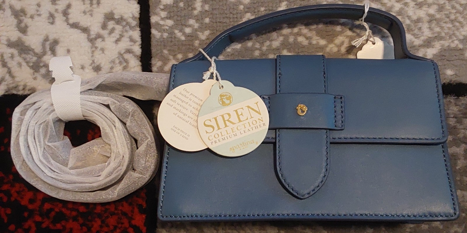 Spartina 449 Siren Lela Crossbody Indigo NWT 🔥🔥🔥