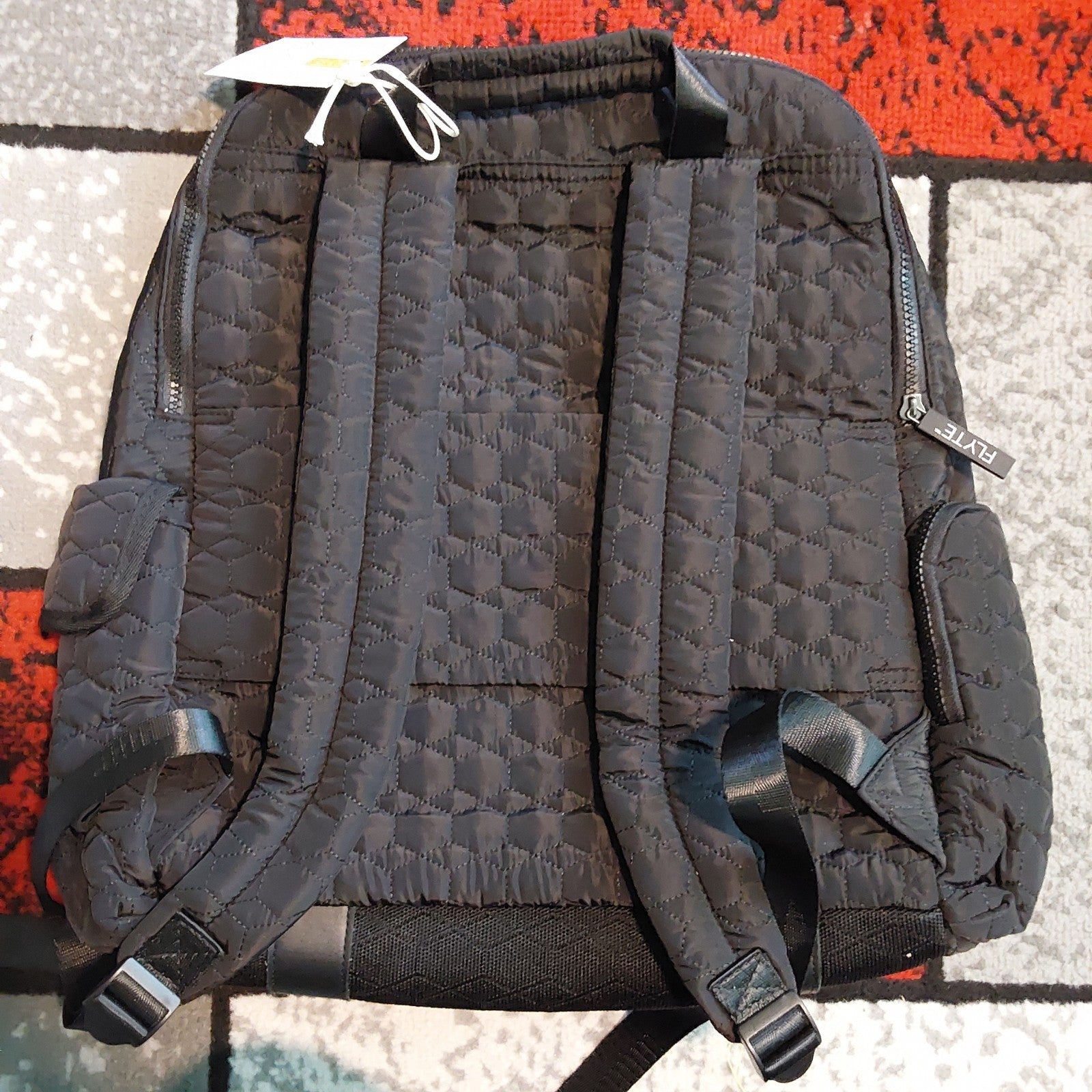 FLYTE Isabella Quilted Backpack Black NWT High Quality 🔥🎁🔥 