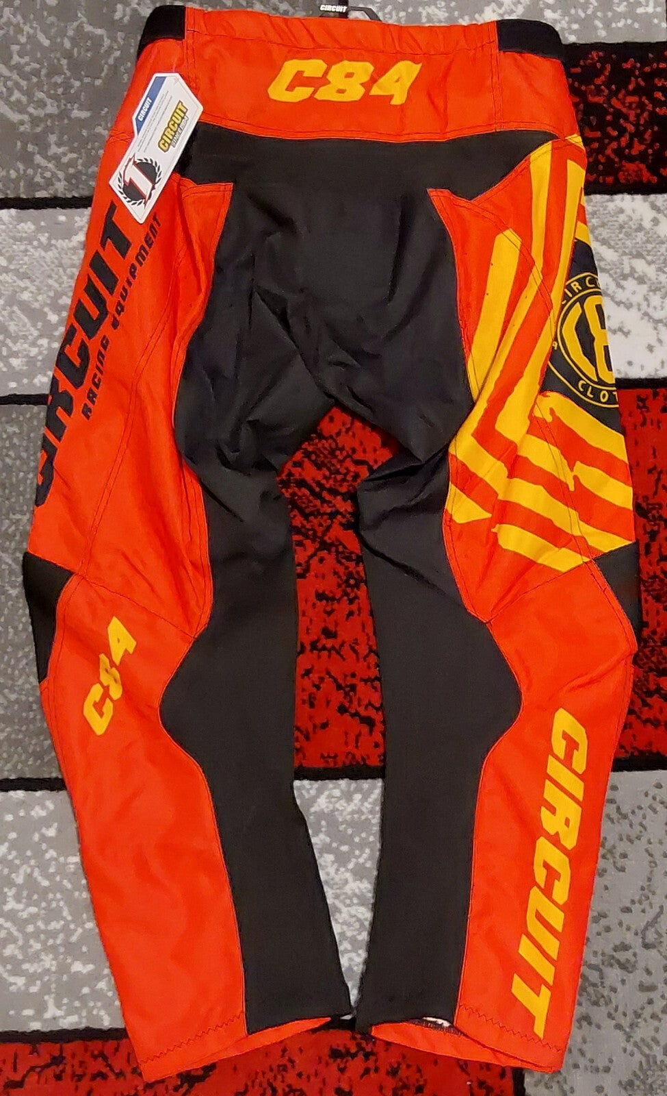 Circuit Equipment Reflex Gear Set Pants Orange Yellow Size 34 NWT🔥🔥🔥
