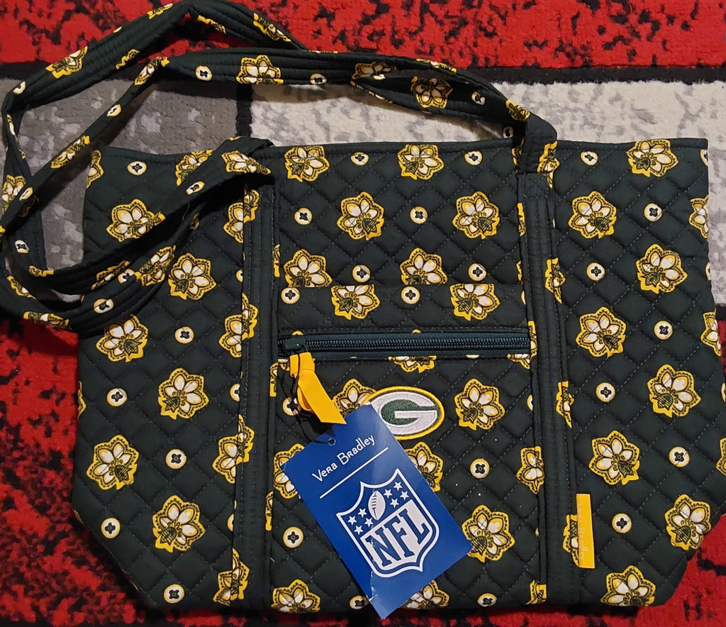 Vera Bradley NFL Collection Small Vera Tote Bag Packers NWT 🔥🔥🔥