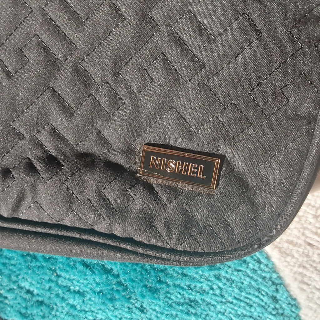 NISHEL Travel Toiletry Bag  Hanging Organizer - 10" x 8" x 4"  Black NWT 🔥🎁🔥