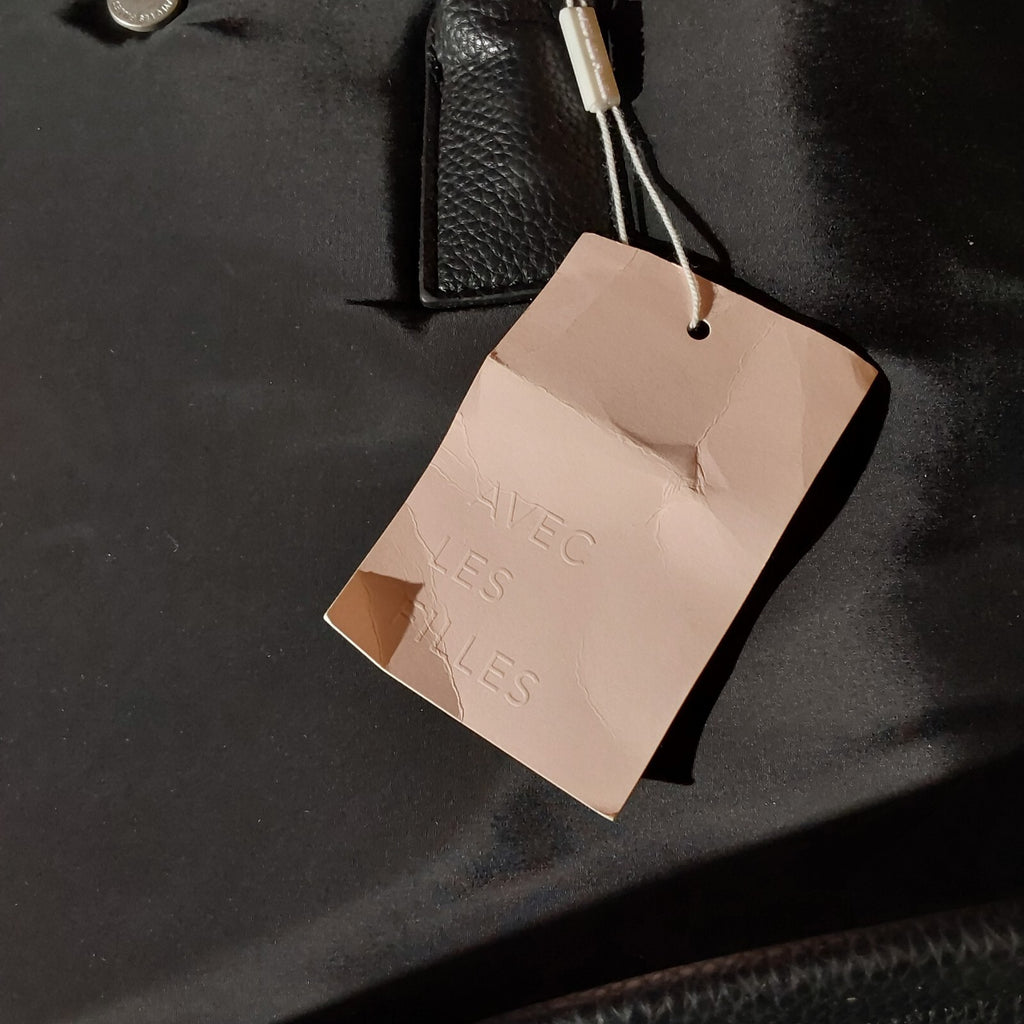 Avec Les Filles Mixed Material Tote Bag Black (High Quality)Rare NWT🔥🔥🔥
