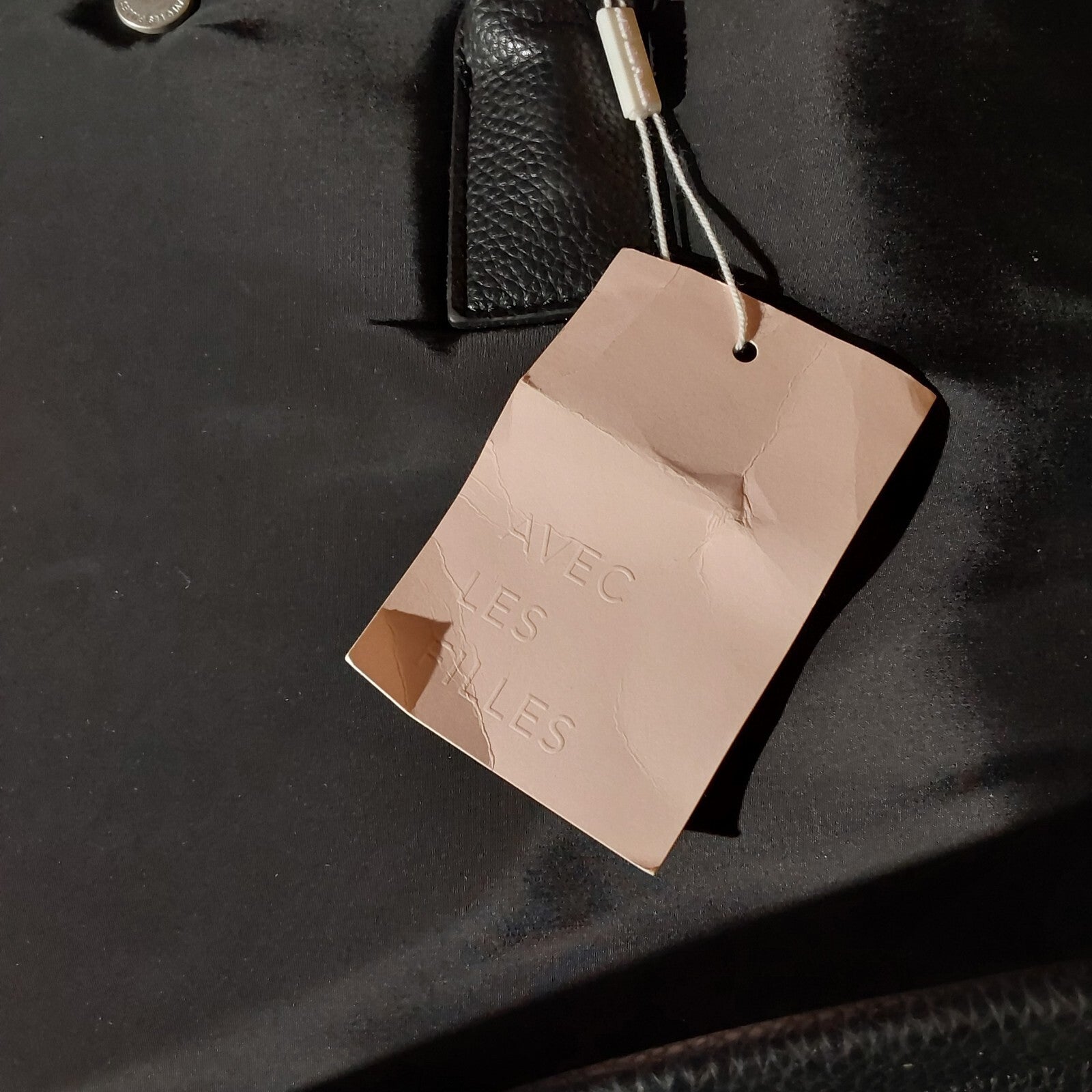Avec Les Filles Mixed Material Tote Bag Black (High Quality)Rare NWT🔥🔥🔥
