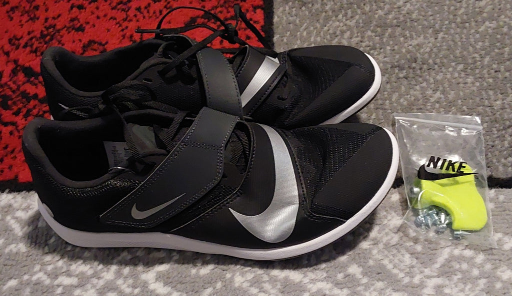 Nike Zoom Rival Jump Mens Track & Field Shoes Black Silver Size 9 NWOB🔥🔥🔥