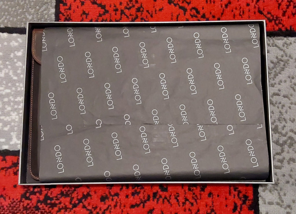 Londo IPad Tablet Macbook Sleeve Top Grain Genuine Leather 14" NIB🔥🔥🔥