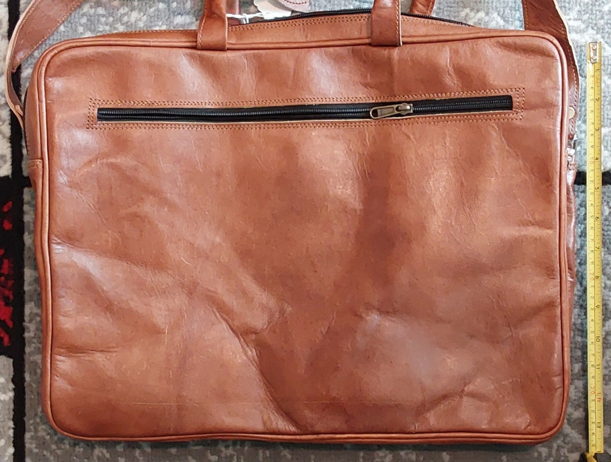 Men's Vintage Leather Bag Satchel Messenger Man Laptop Briefcase Bag Shoulder