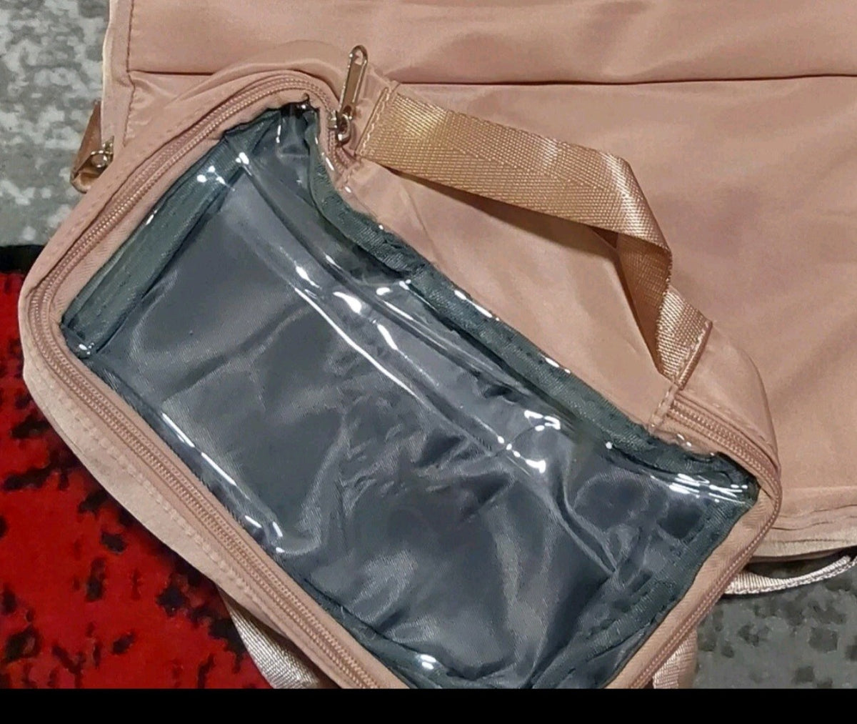 Sinaliy Travel Backpack With Toiletry Bag Airline Approved Pink NWT 🔥🔥🔥