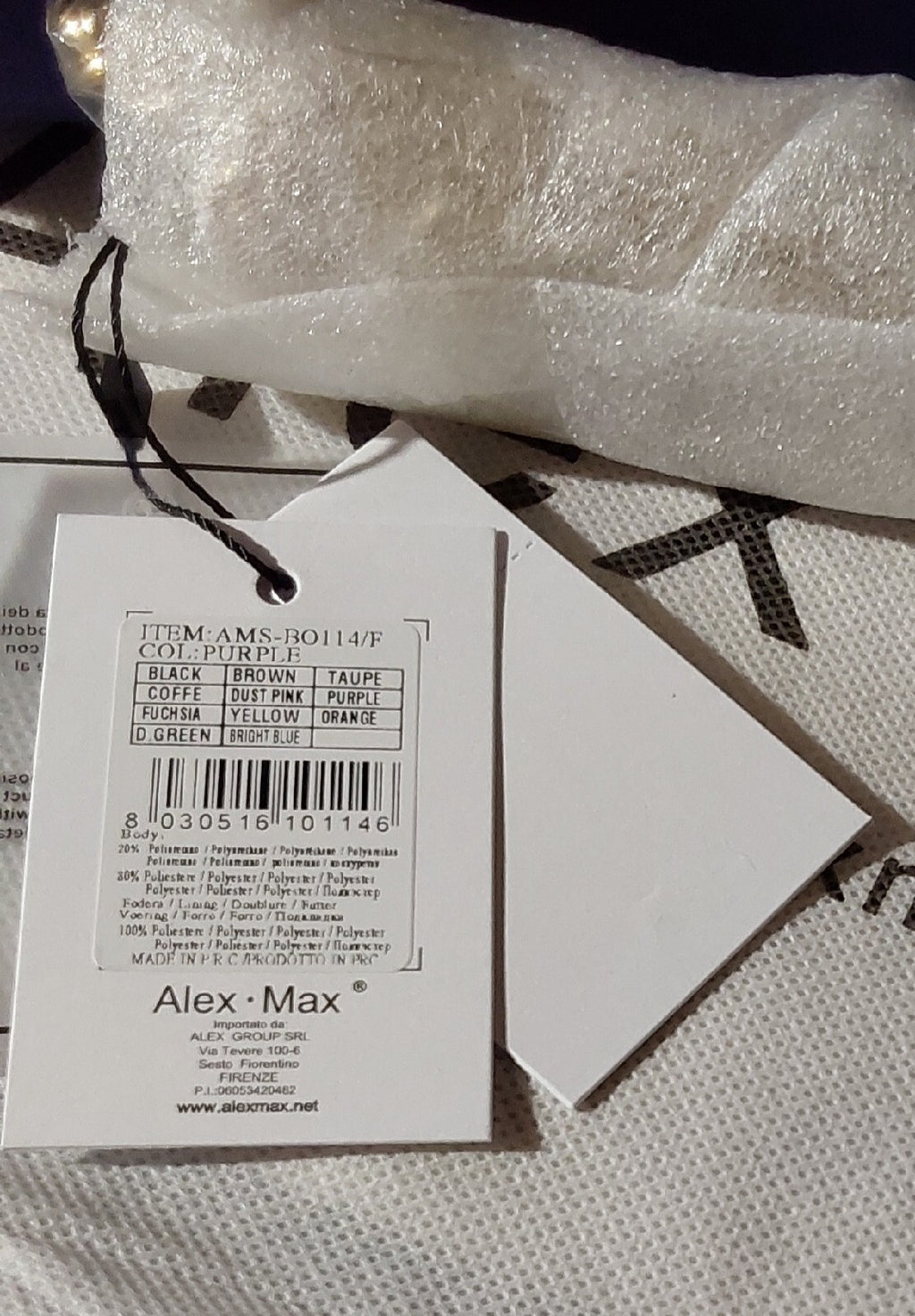 Alex Max Womens Cross Body Bag Purse Purple AMS-BO114/F NWT 🔥🔥🔥