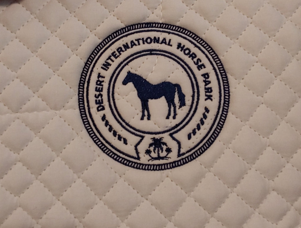 Wilkers Quilted Pony Pad & CB Station Small Canvas Zip Bag W/Logo Pink 🔥🔥🔥