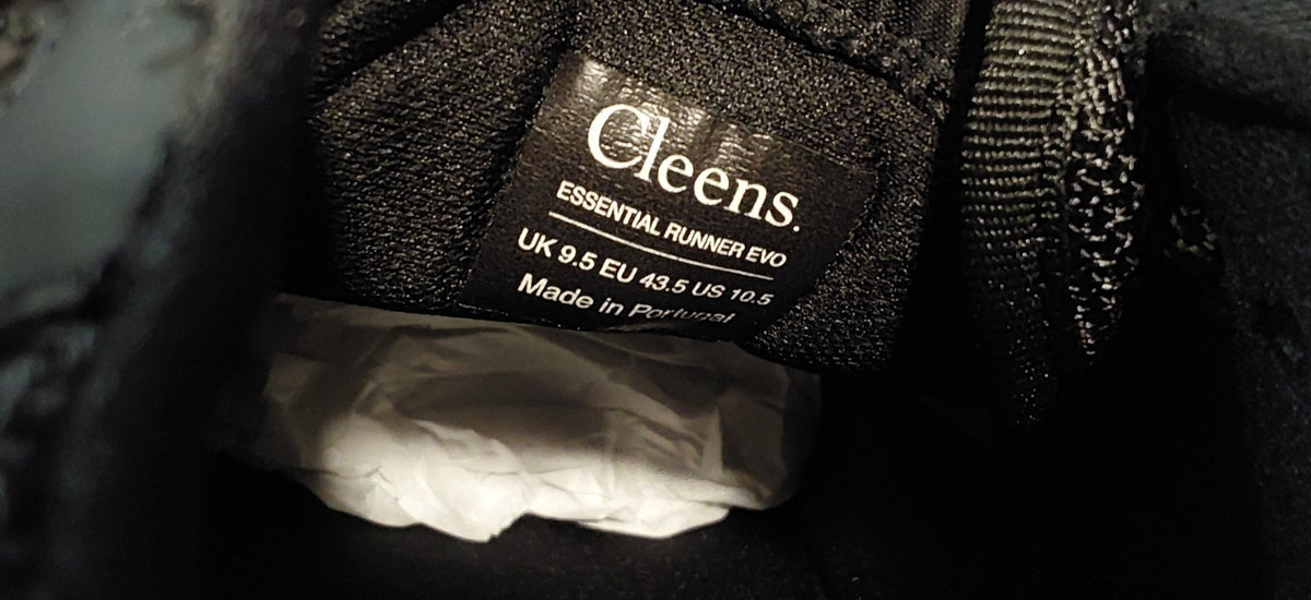 Cleens Essential Runner Evo Black Raven Size 10.5 NIB🔥🔥🔥