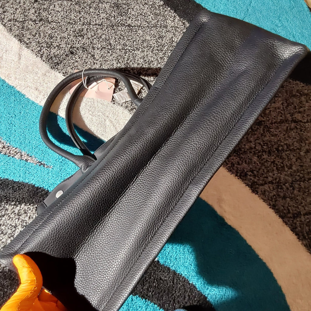 Avec Les Filles Mixed Material Tote Bag Black (High Quality)Rare NWT🔥🔥🔥