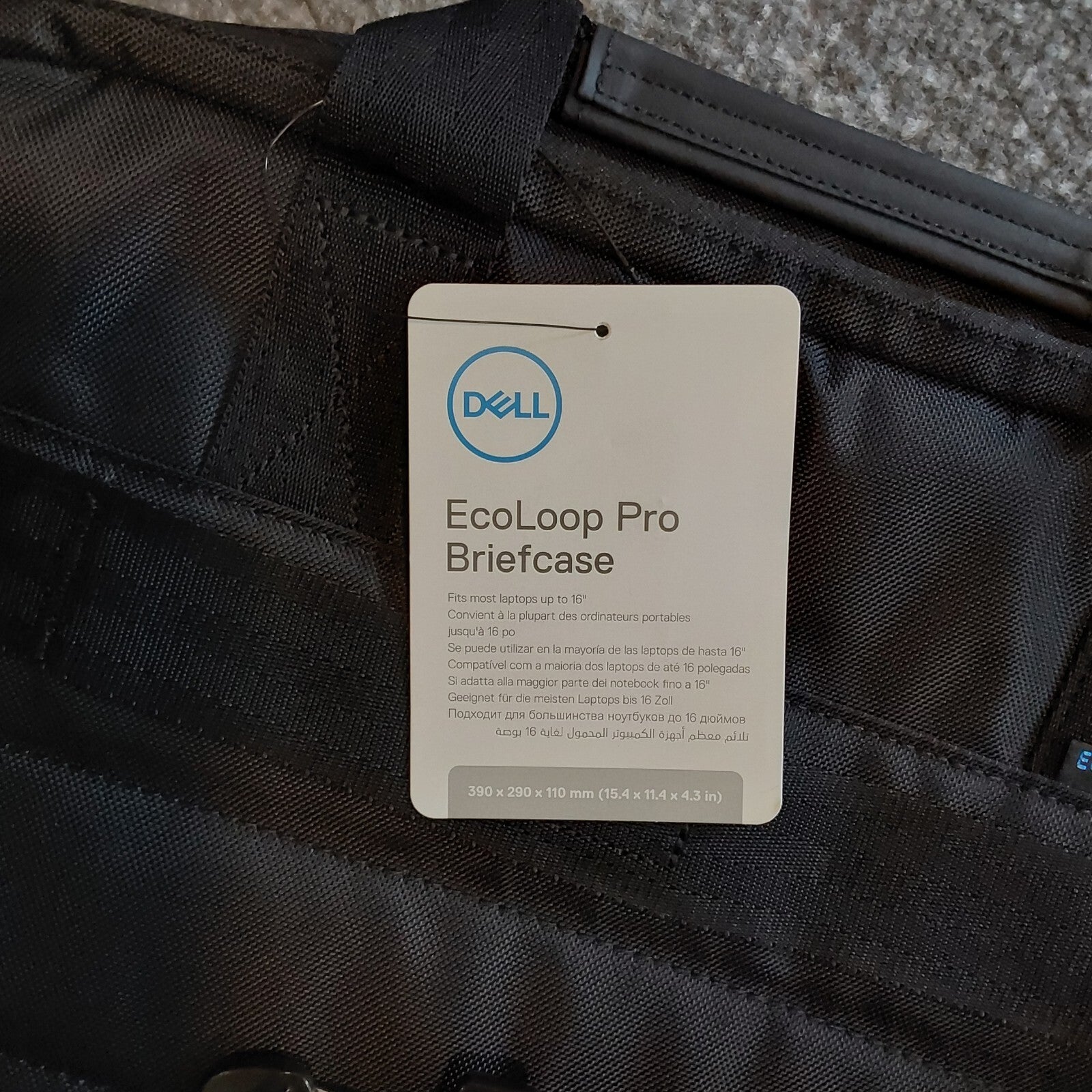  Dell EcoLoop Pro Briefcase 16" Black NWT 🔥🔥🔥