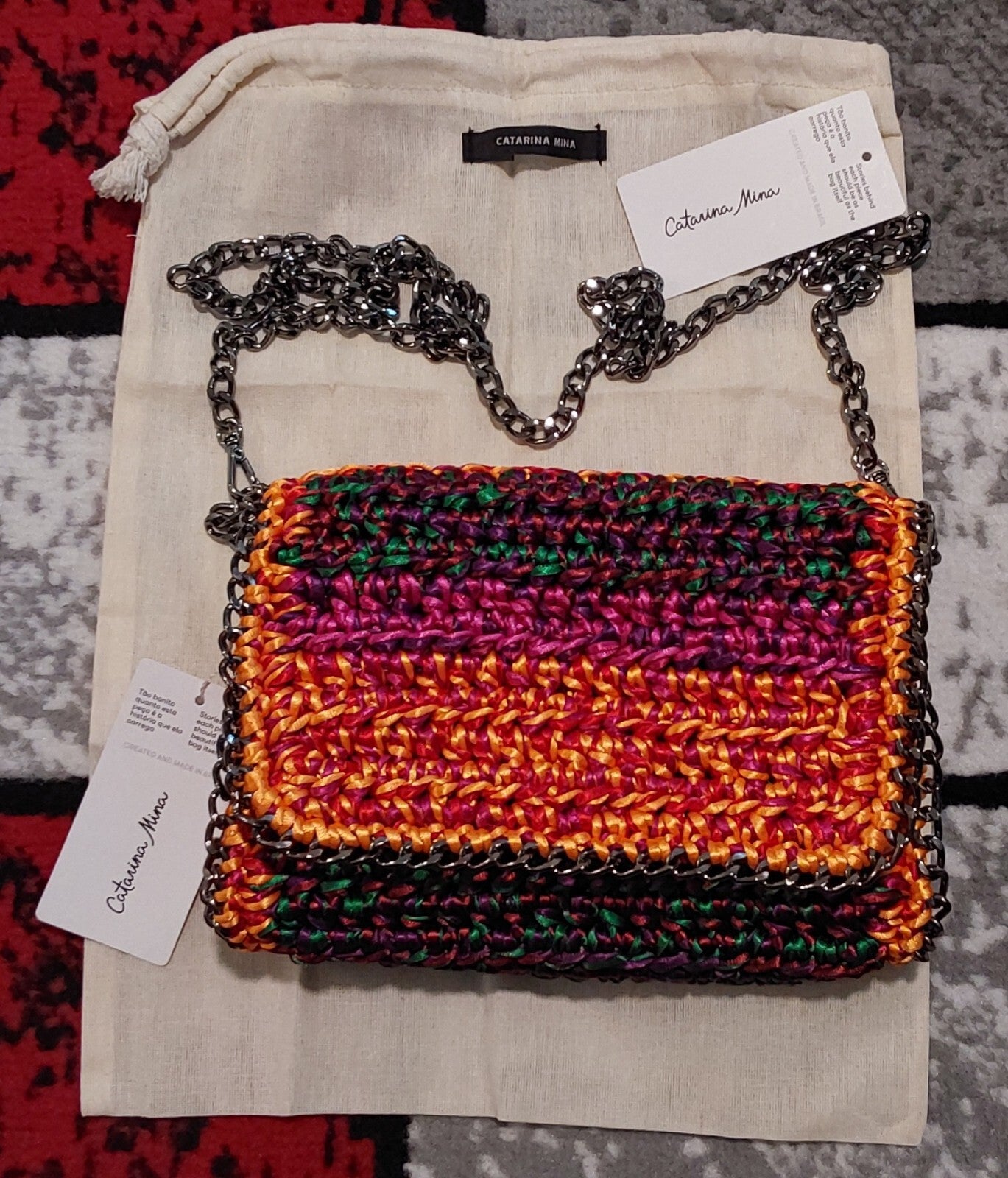 Catarina Mina Mira  Handbag Multicolor NWT 🔥🔥🔥