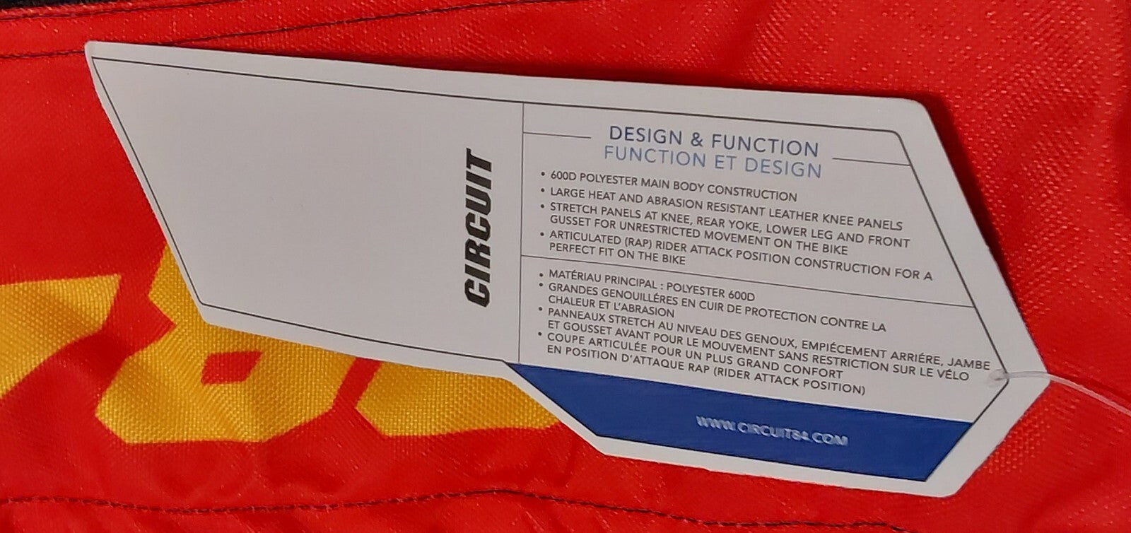 Circuit Equipment Reflex Gear Set Pants Orange Yellow Size 36 NWT🔥🔥🔥