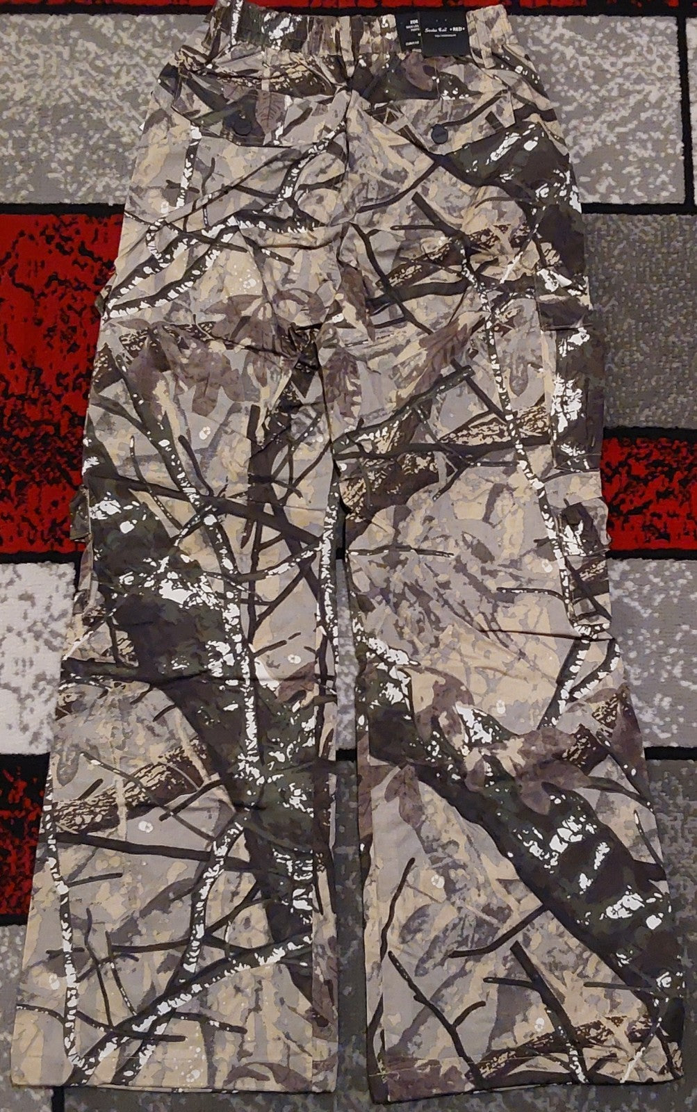 Smoke Rise Red "ZOE" Wide Leg Curvy Fit Olive Hunting Camo Medium NWT 🔥🔥🔥