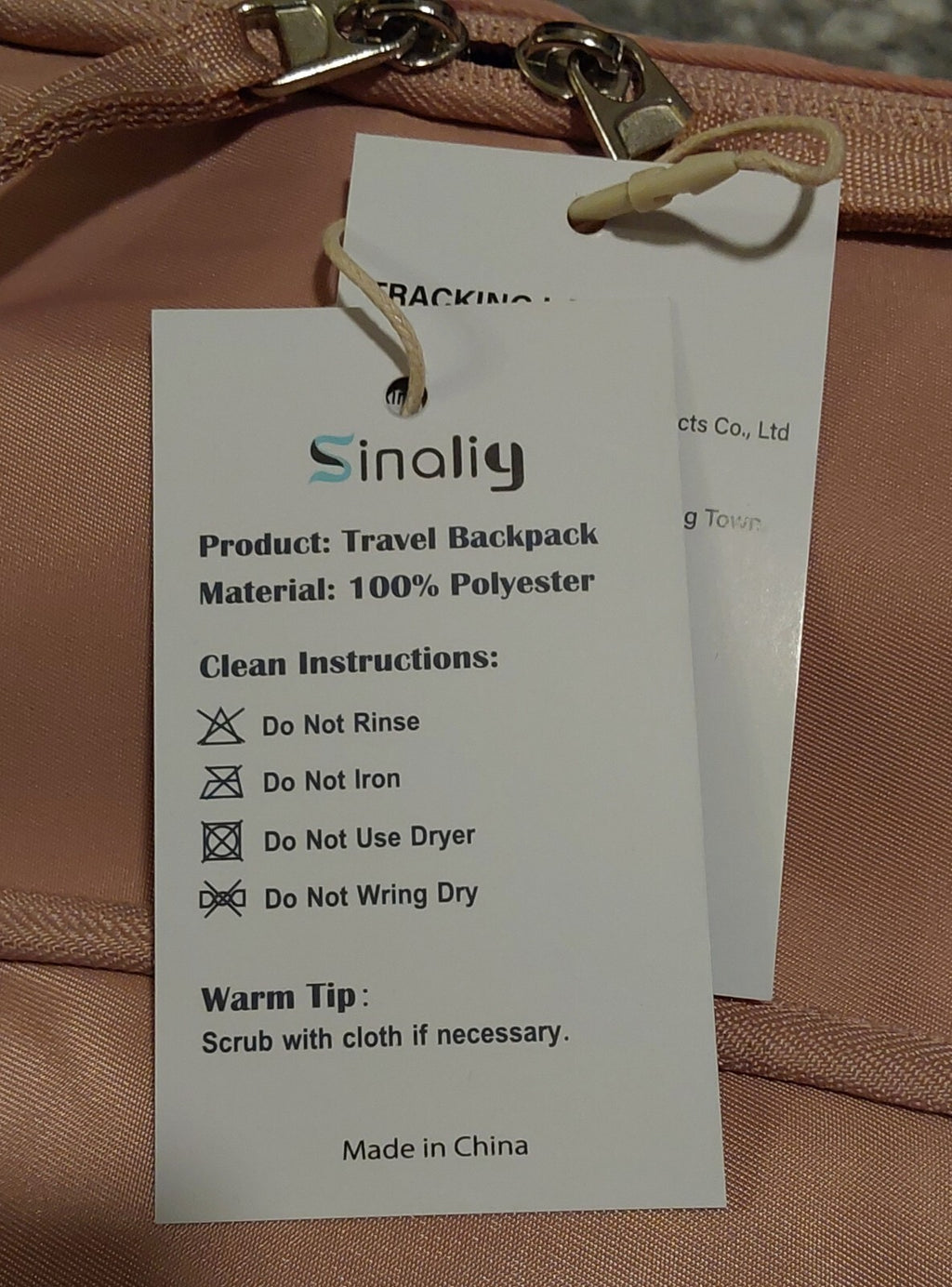 Sinaliy Travel Backpack With Toiletry Bag Airline Approved Pink NWT 🔥🔥🔥