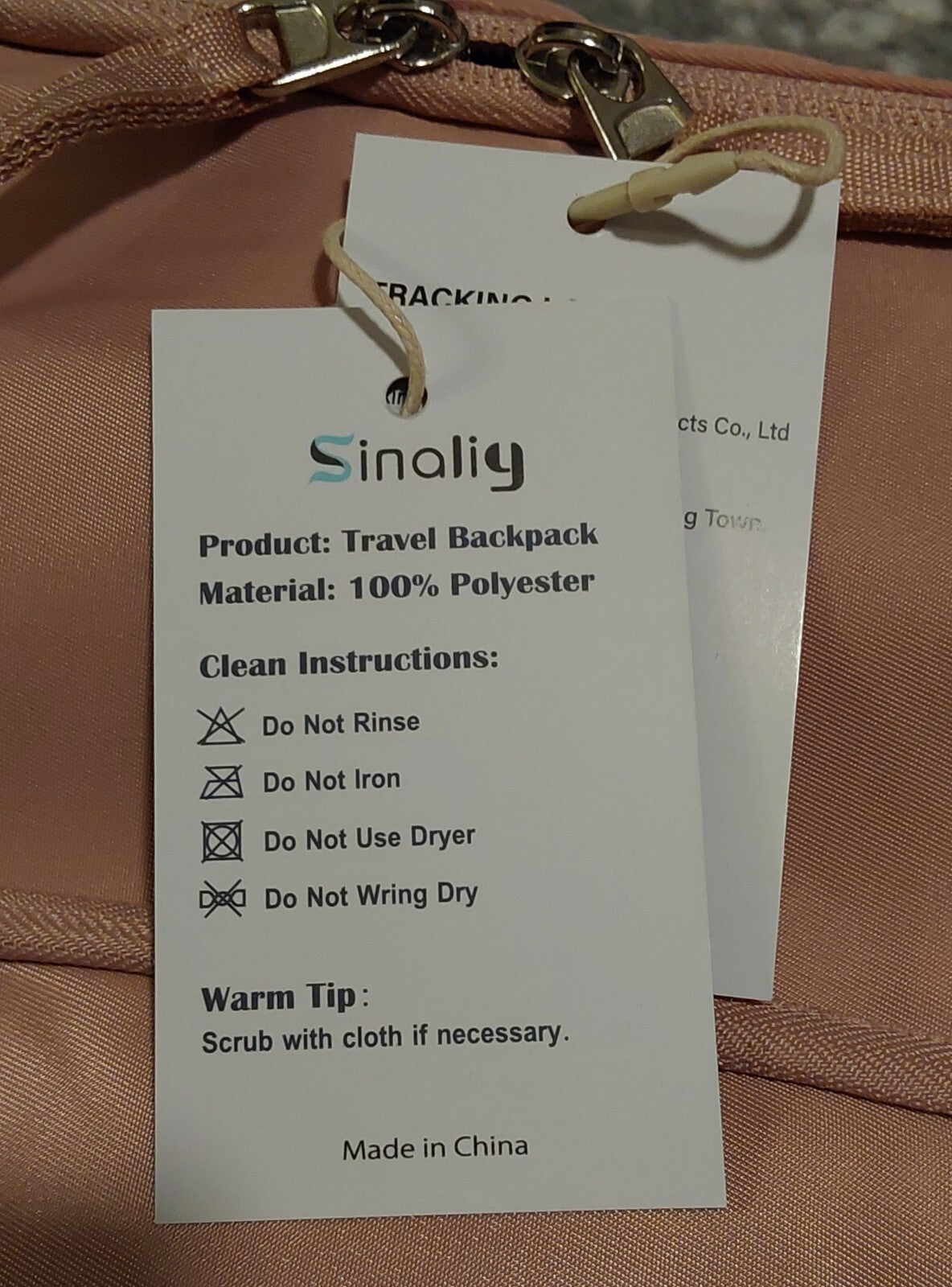 Sinaliy Travel Backpack With Toiletry Bag Airline Approved Pink NWT 🔥🔥🔥