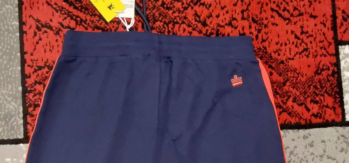 Bob Marley x Mundial x Admiral Track Pants in Navy & Red Size L NWT 🔥🔥🔥