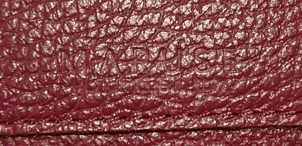 Maruse Italian Leather Executive Magnetic Padfolio Fold Organizer Wine NIB🔥🔥🔥