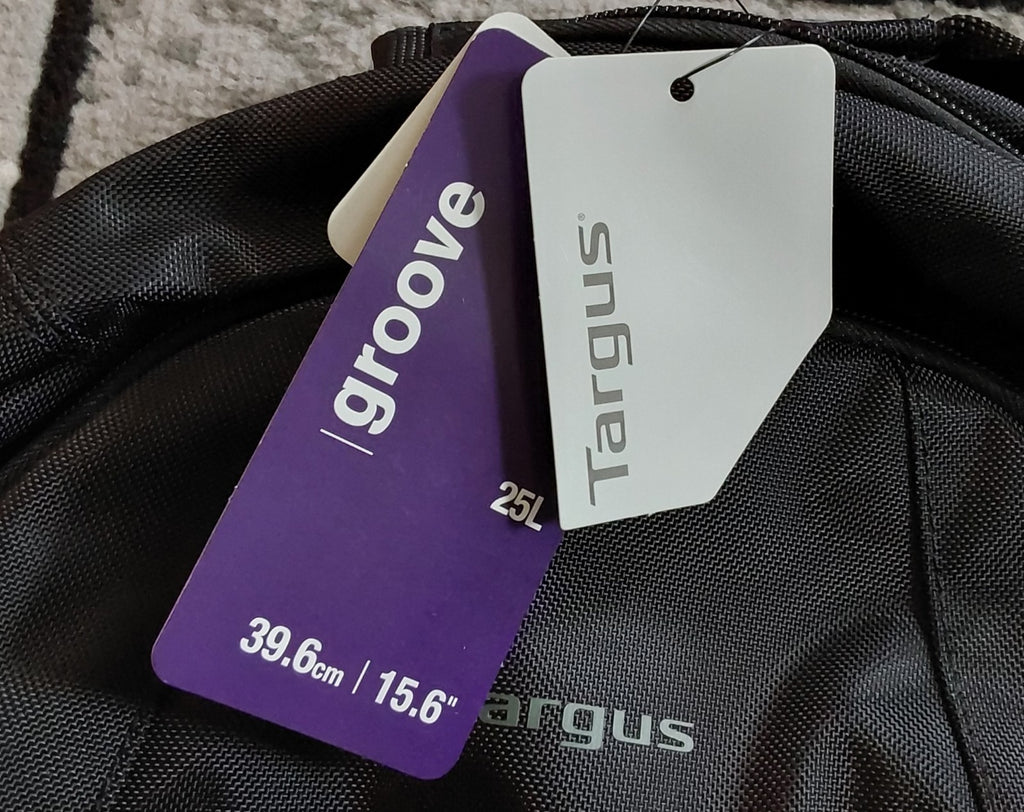 Targus Groove Backpack for 16" Laptop 25L Black NWT 🔥🎁🔥