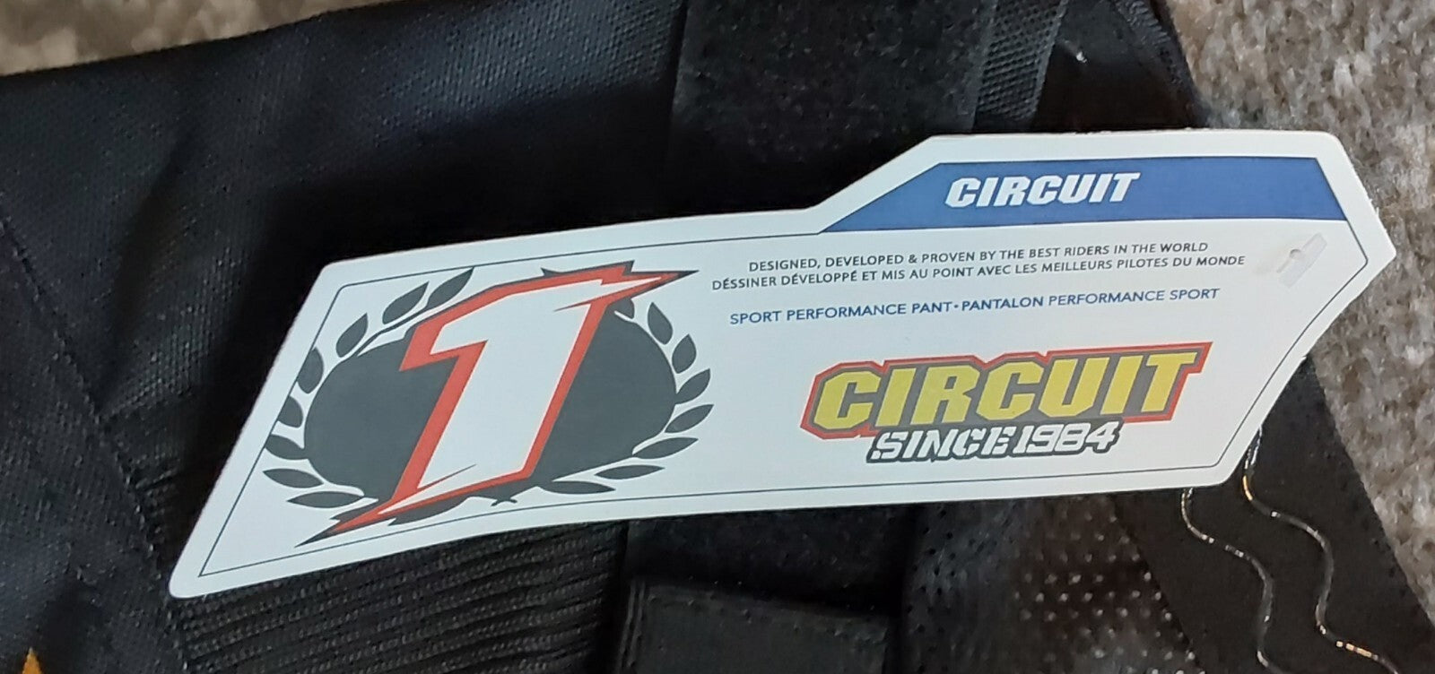 Circuit Equipment Reflex Gear Set Pants Black Orange Size 40 NWT🔥🔥🔥