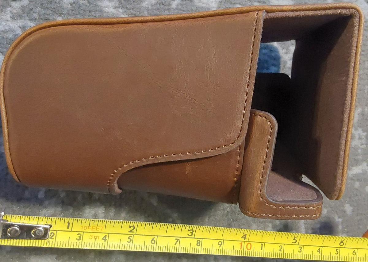 Mega Gear Top Grain Ever Ready Leather Camera Case Brown NWT🔥🔥🔥