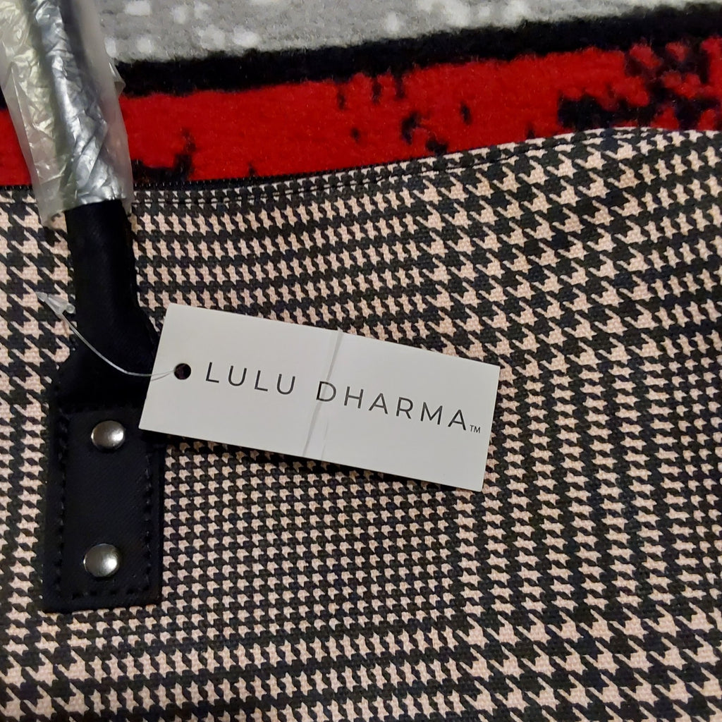 Lulu Dharma Pink Plaid Frasier Weekender Bag Overnight Travel Tote NWT 🔥🔥🔥