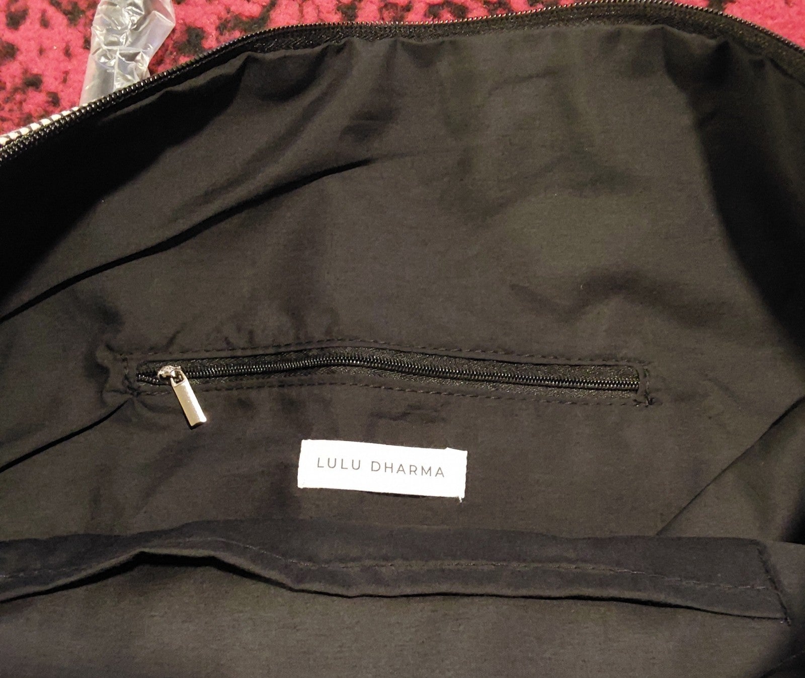 Lulu Dharma Pink Plaid Frasier Weekender Bag Overnight Travel Tote NWT 🔥🔥🔥