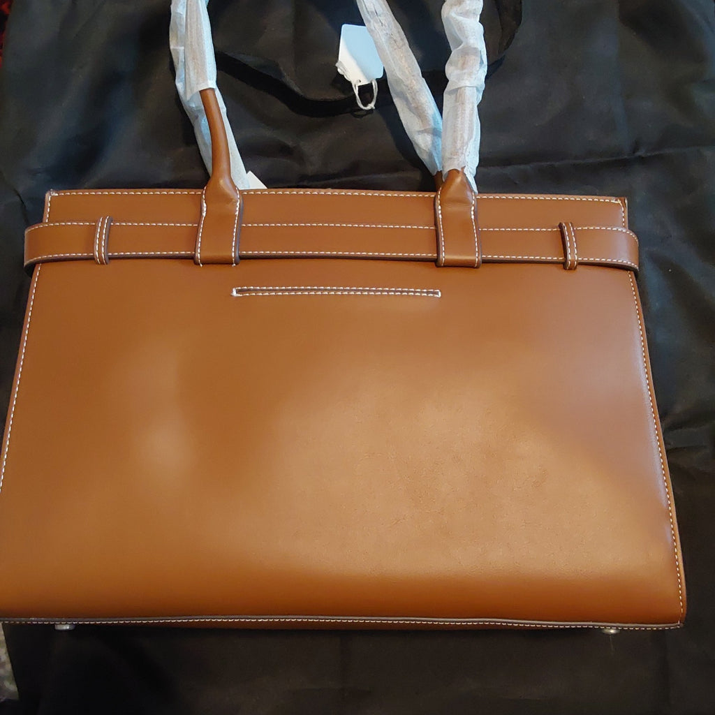 Lambert Montréal Odelia Large Tote Bag Brown NWT 🔥🔥🔥