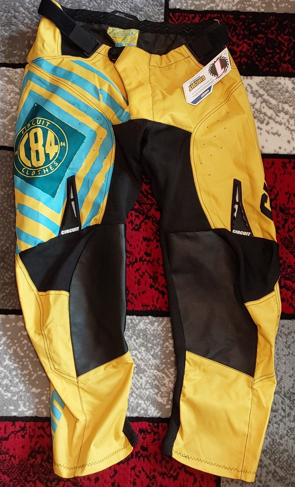 Circuit Equipment Reflex Gear  Pants Yellow Black Sz 38 Blemished New🔥🔥🔥