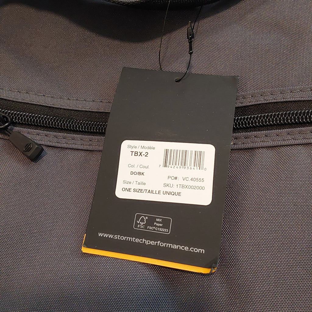 Stormtech Soho Gear Bag - TBX-2 Duffle Travel Grey & Black NWT 🔥🔥🔥